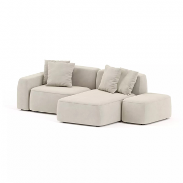 Норд двухмодульный угловой с банкеткой Тедди 005