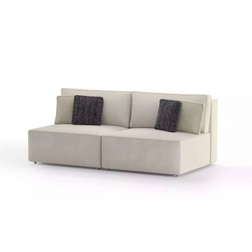 Диван модульный двухместный без подлокотников Тедди 005