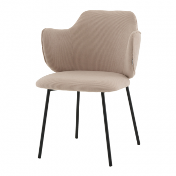 Стул Джиннет велюр бежевый