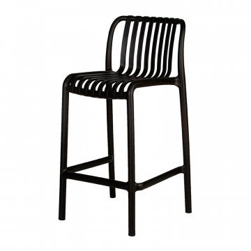 Стул полубарный DOBRIN CHLOE, черный (B-03)