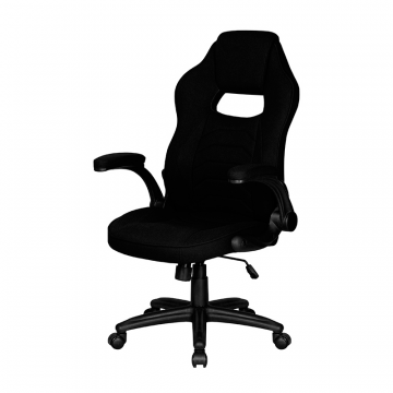 Кресло игровое DOBRIN RICK, черная ткань