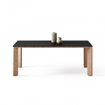 Стол обеденный Плато черного цвета