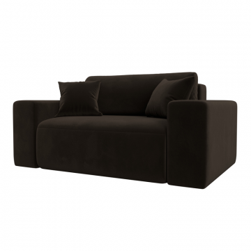 Кресло Лига-036 НПБ, Коричневый, Микровельвет