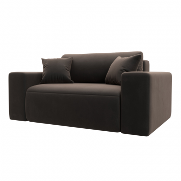 Кресло Лига-036 НПБ, SEVEN 727 коричневый, Велюр