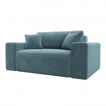 Кресло Лига-036 НПБ, SEVEN 113 бирюзовый, Велюр