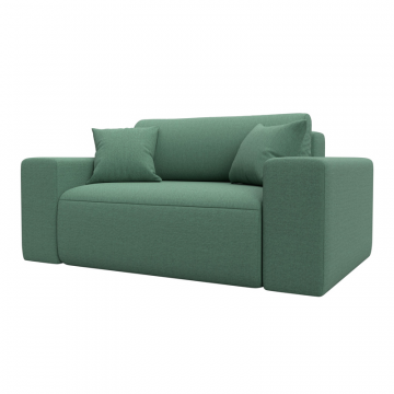 Кресло Лига-036 НПБ, Амур 11 зеленый, Рогожка