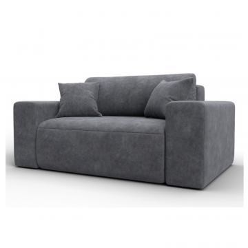 Кресло Лига-036 НПБ, BRUT 16 темно-серый, Велюр