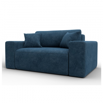 Кресло Лига-036 НПБ, BRUT 11 синий, Велюр