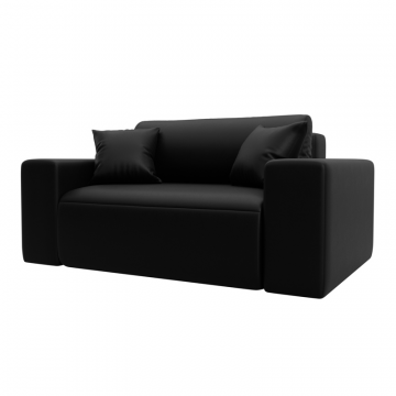 Кресло Лига-036 НПБ, GRIFON 18 черный, Экокожа