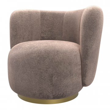 Кресло Лига-072 Бежевый, Велюр