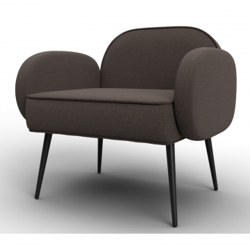 Кресло Лига-086, Амур 05 коричневый, Рогожка