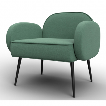 Кресло Лига-086, Амур 11 зеленый, Рогожка