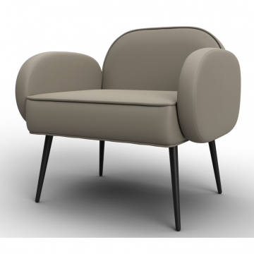 Кресло Лига-086, GRIFON 04 бежевый, Экокожа