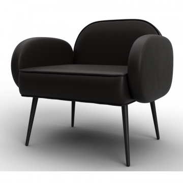 Кресло Лига-086, GRIFON 12 коричневый, Экокожа