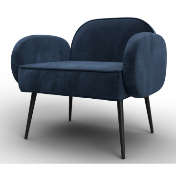 Кресло Лига-086, TOWER 13 синий, Велюр