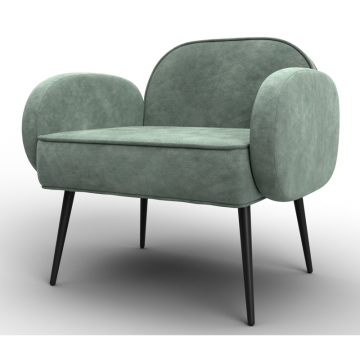 Кресло Лига-086, BRUT 08 зеленый, Велюр