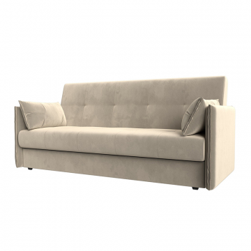 Диван-книжка Лига-018 Бежевый, Микровельвет