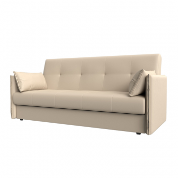 Диван-книжка Лига-018 Бежевый, Экокожа