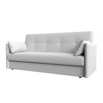 Диван-книжка Лига-018 Белый, Экокожа