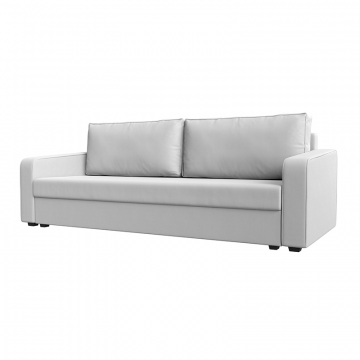 Диван прямой Лига-009 Белый, Экокожа