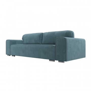 Диван прямой Лига-029 Бирюзовый, Велюр