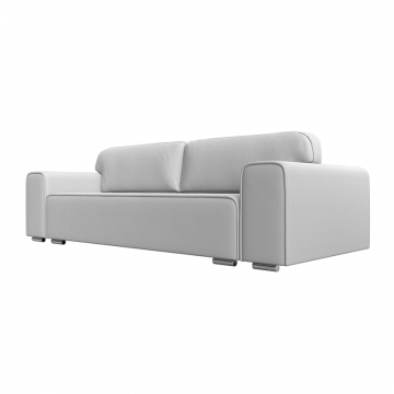 Диван прямой Лига-029 Белый, Экокожа