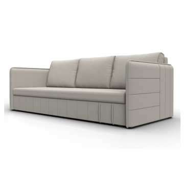 Диван прямой Слим, Амур 02 бежевый, Рогожка