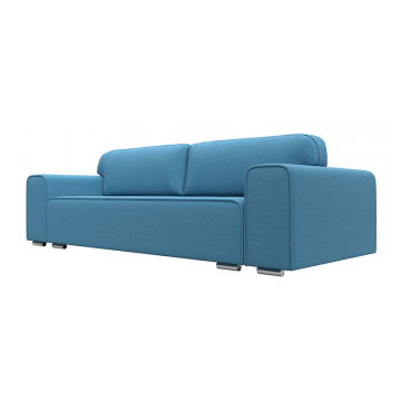 Диван прямой Лига-029 Голубой, Рогожка