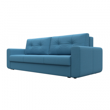 Диван прямой Лига-031 Голубой, Рогожка