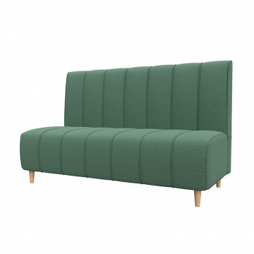 Диван кухонный прямой Ральф Зеленый, Рогожка