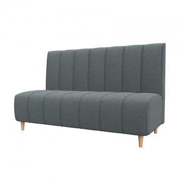 Диван кухонный прямой Ральф Серый, Рогожка