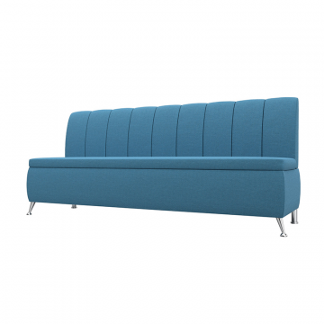 Диван кухонный прямой Кантри Голубой, Рогожка