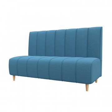 Диван кухонный прямой Ральф Голубой, Рогожка