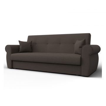 Диван-книжка Лига-019, Амур 05 коричневый, Рогожка