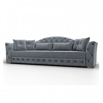 Диван прямой Артис, TOWER 10 серый, Велюр