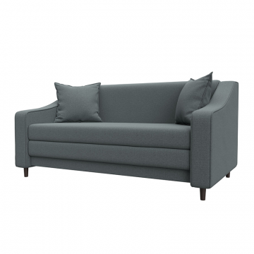 Диван прямой Лига-071 Серый, Рогожка