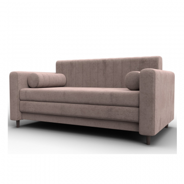 Диван прямой Лига-070, TOWER 05 бежевый, Велюр