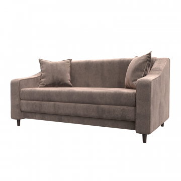 Диван прямой Лига-071 Бежевый, Велюр