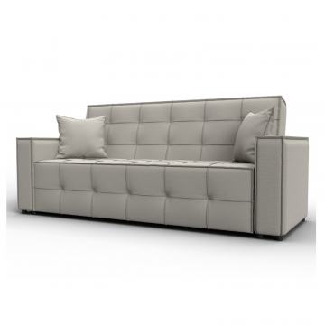 Диван-книжка Лига-067, Амур 02 бежевый, Рогожка