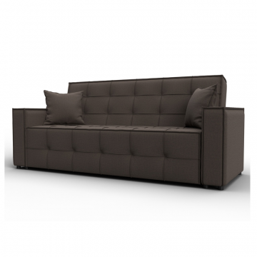 Диван-книжка Лига-067, Амур 05 коричневый, Рогожка