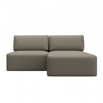 Диван угловой модульный Лига-060 НПБ угол универсальный Бежевый, Экокожа