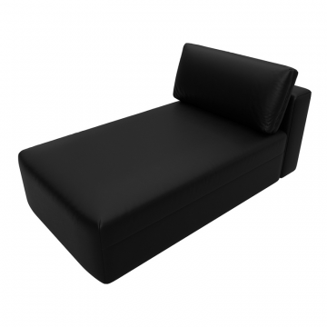 Модуль канапе Лига-060 НПБ, GRIFON 18 черный, Экокожа