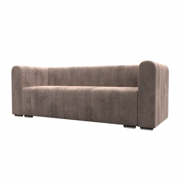 Диван прямой Лига-073 Бежевый, Велюр