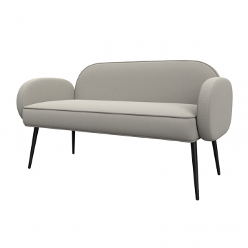 Диван прямой Лига-086 Бежевый, Рогожка