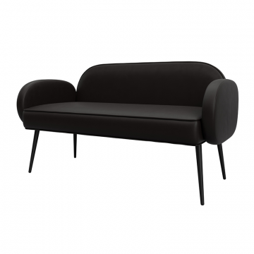 Диван прямой Лига-086 Коричневый, Экокожа