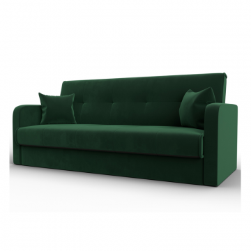 Диван-книжка Надежда, SEVEN 626 зеленый, Велюр