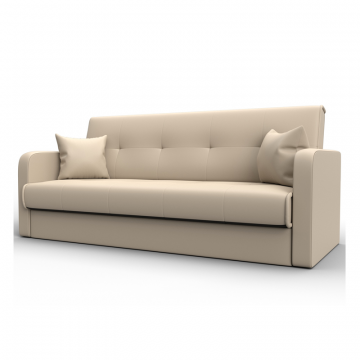 Диван-книжка Надежда, Бежевый, Экокожа