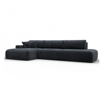 Диван угловой Лига-036 НПБ Модерн Лонг левый угол, TOWER 11 темно-серый