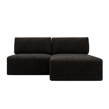 Диван угловой модульный Лига-060 НПБ угол универсальный Коричневый, Велюр