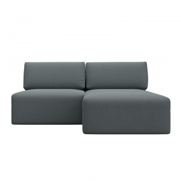 Диван угловой модульный Лига-060 НПБ угол универсальный Серый, Рогожка